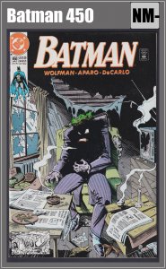 Batman 450 (1990) NM- DC Comics