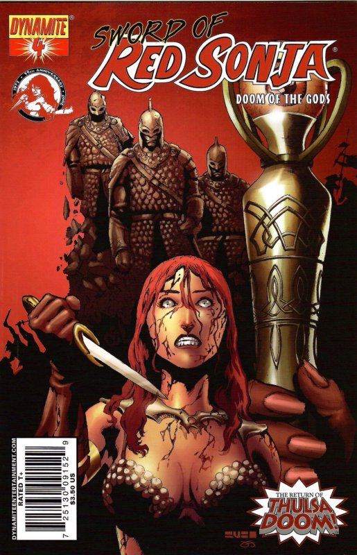 Sword of Red Sonja: Doom of the Gods #4 Rubi Cover C (2007) New