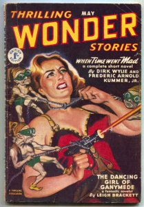 Thrilling Wonder Stories Pulp May 1952- British edition- VG