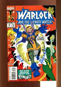 Warlock And The Infinity Watch #18 - SIGNED BY BOB ALMOND! (9.0) 1993