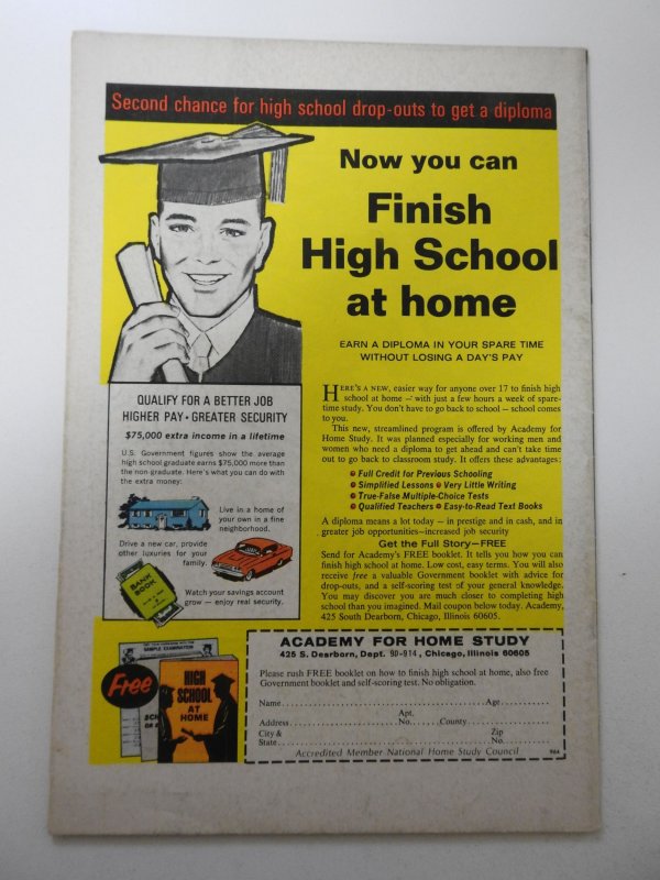 Captain America #116 (1969) VG+ Condition centerfold detached bottom staple