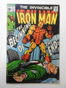 Iron Man #17 (1969) VG/FN Condition! 1/2 in spine split