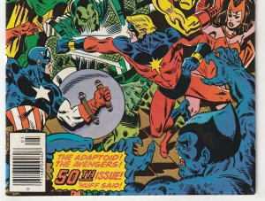 Captain Marvel #50 (1977) Avengers !