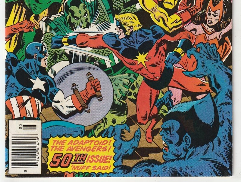 Captain Marvel #50 (1977) Avengers !