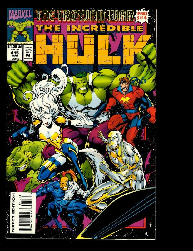 12 Incredible Hulk Comics # 406 407 408 409 410 411 412 413 414 415 416 417 GK19