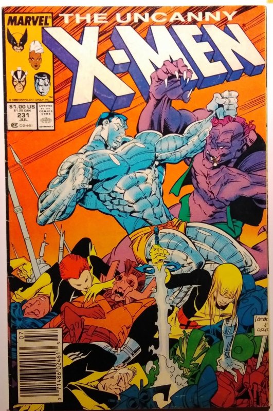 The Uncanny X-Men #231 Newsstand (1988)