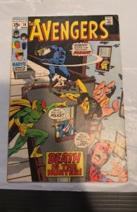 The Avengers #74 (1970)death is a hunter.