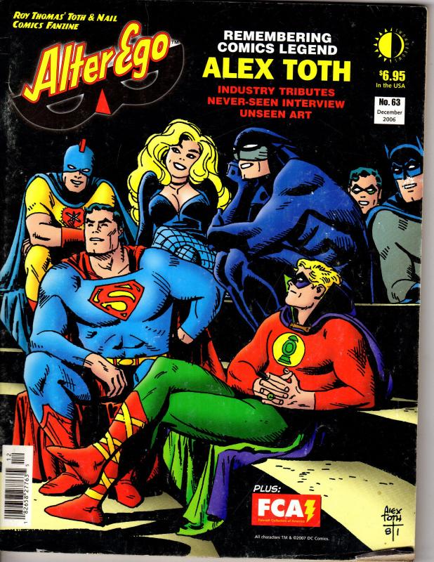 Alter Ego #63 December 2006 Remembering Comics Legend Alex Toth, Interview