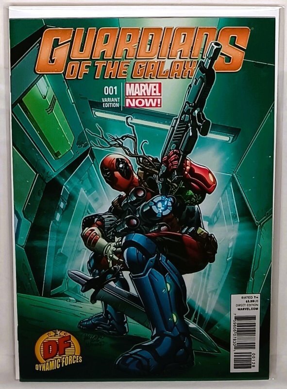 GUARDIANS of the GALAXY #1 Dynamic Forces Deadpool Variant Cover MCU Marvel