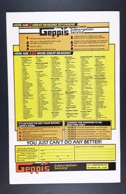 T.H.U.N.D.E.R. Agents #1 (1983)