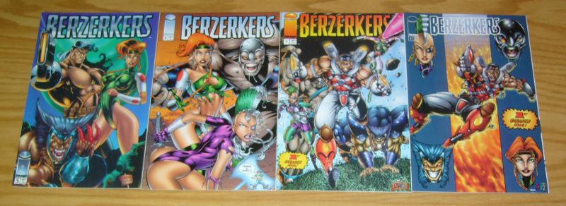 Berzerkers #1-3 VF/NM complete series + variant - dan fraga - image comics set 2