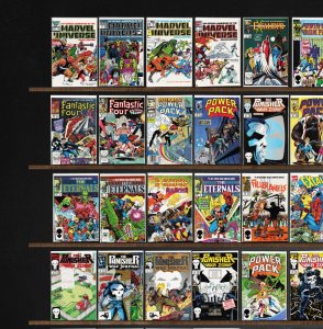 Huge Lot 150+ Comics with Power Pack, Psi Force, Fantastic Four & More!