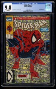 Spider-Man #1 CGC NM/M 9.8 White Pages Torment! Todd McFarlane!
