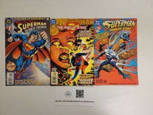 3 Superman Man of Steel DC Comic Books #70 127 1 Man of Tomorrow 39 TJ16