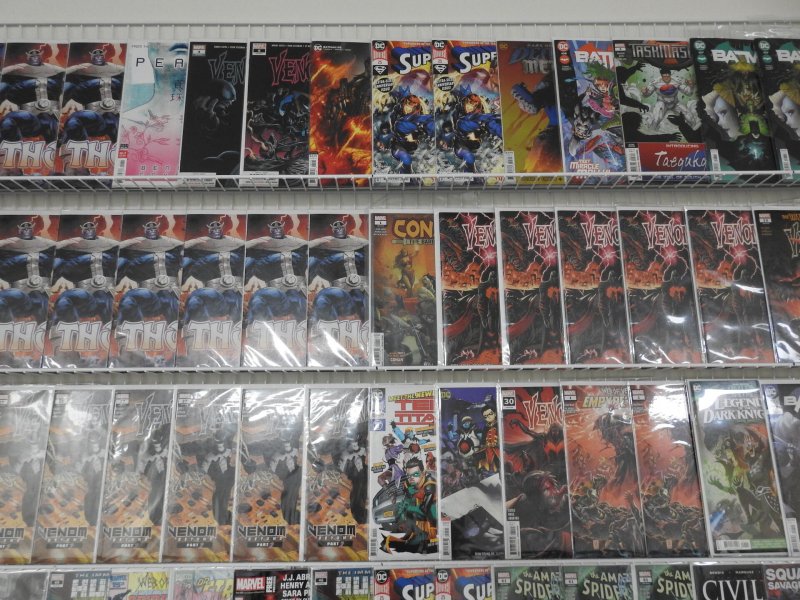 Huge Lot 150+ Comics W/ Venom, Thor, Batman, +More! See Desc. Avg VF+ Condition!