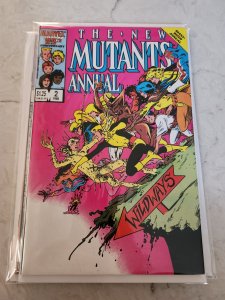 New Mutants Annual #2 -  1st US Appearance of Psylocke! MARVEL KEY!