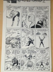 Spiderman Classics #9 P 26 Original Production Art STAT Marvel Lee Kirby & Ditko 