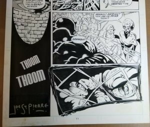 Original Art: Joe St. Pierre - Spider-Man 2099 #26 pg 11 Palmiotti inks