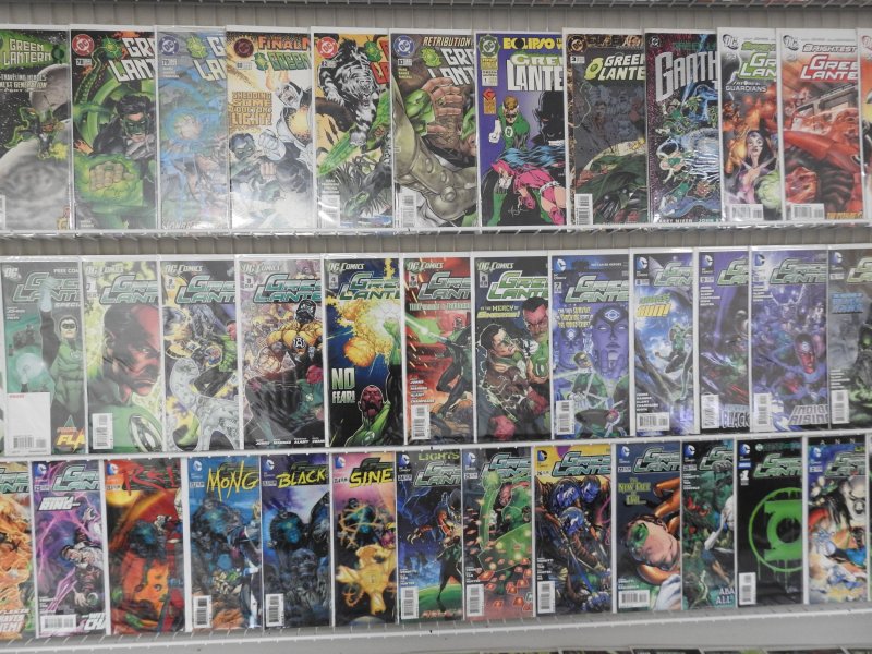 Huge Lot 160+ Comics W/ Green Lantern, & Green Lantern Corps! Avg VF+ see desc