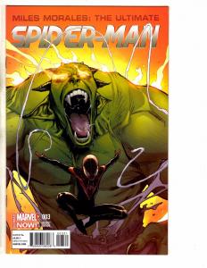 Miles Morales Ultimate Spider-Man # 3 NM 1st Print Variant Cover Marvel Book MK1