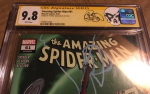 NEW COSTUME Amazing Spider-Man #61/862 CGC 9.8 NM+/M SIGNED Gleason Variant