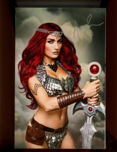 (2017) Red Sonja, Vol. 4, #3 - SIGNED BY AMY CHU! COSPLAY PHOTO VARIANT D! (9.2)