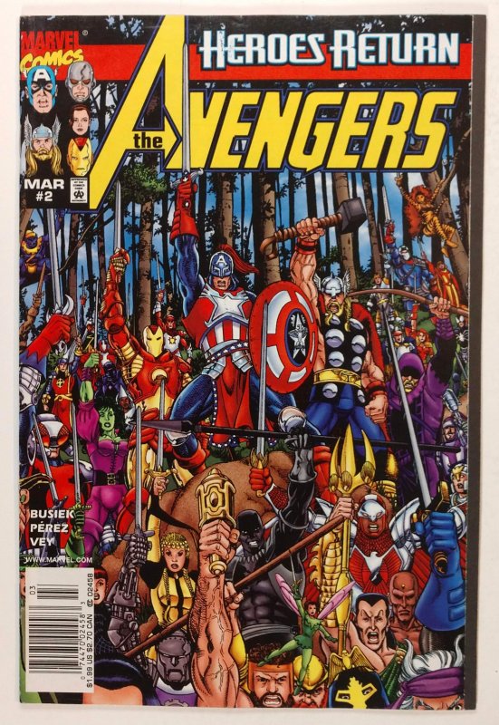 Avengers #2 (8.5, 1998) NEWSSTAND