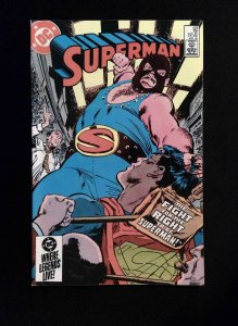Superman  #406  DC Comics 1985 VF+