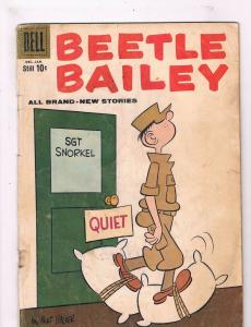 Beetle Bailey #18 GD Dell Silver Age Comic Book 1959 Mort Walker Army Comedy JH3