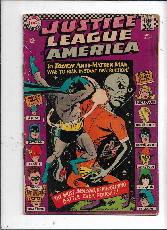 Justice League of America #47  (1966)   VG-