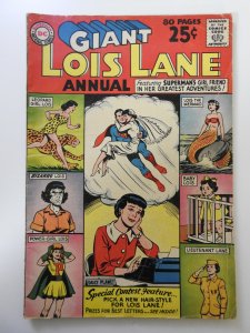Lois Lane Annual #1  (1962) VG Condition! Moisture stain