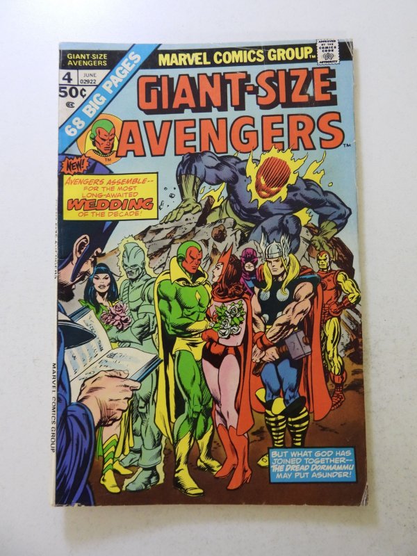 Giant-Size Avengers #4 (1975) FN+ condition