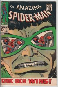 Amazing Spider-Man #55 (Dec-67) VG Affordable-Grade Spider-Man, Aunt May