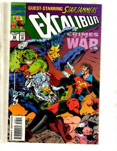 12 Excalibur Marvel Comic Books # 59 61 64 65 66 67 68 71 72 74 79 80 X-Men CJ3