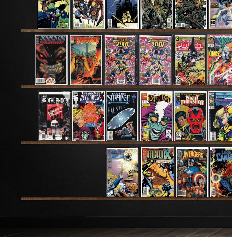 Huge Lot 150+ Comics with Darkstars, Gunfire, Factor X, Cable & More!