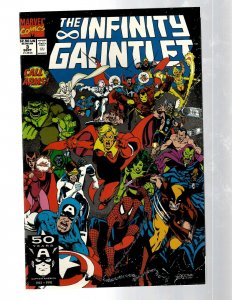 GAUNTLET The INFINITY Gauntlet Marvel Comics Series Complete # 1 2 3 4 5 6 RB8