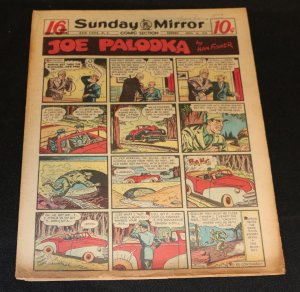 1950 Sunday Mirror Weekly Comic Section April 16th (VG+) Superman Action