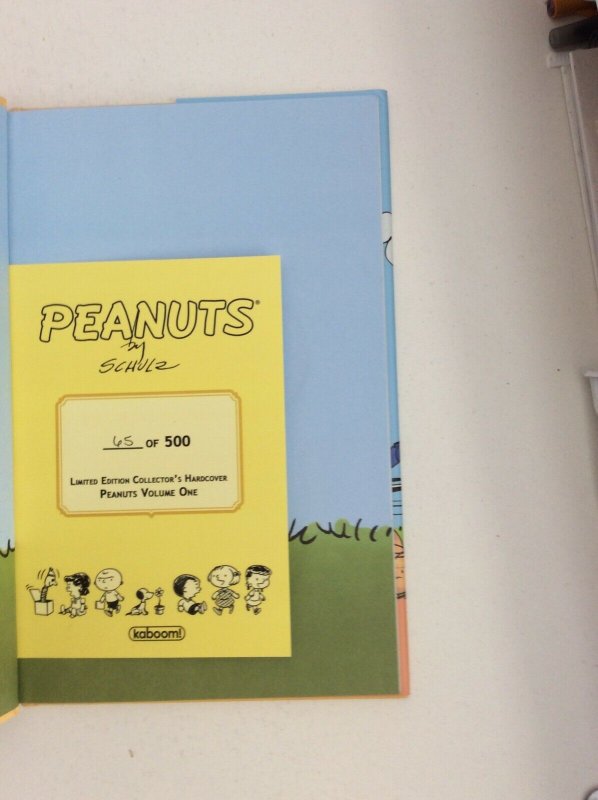 PEANUTS VOLUME ONE LIMITED EDITION  NUMBERED COLLECTORS HARDCOVER  NM RARE!!