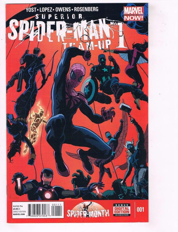 Lot Of 2 Superior Spider-Man Team Up Marvel Comic Books # 1 2 NM 1st Prints J56