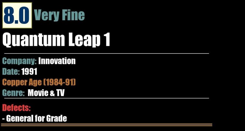 Quantum Leap 1 (1991) VF Innovation comic