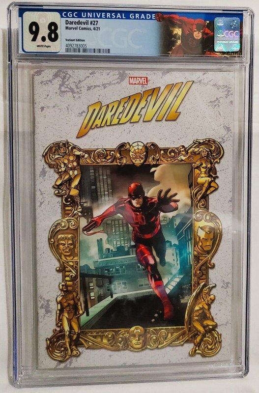 DAREDEVIL #27 CGC 9.8 Custom Label Marvel Masterworks Variant (Marvel 2021)