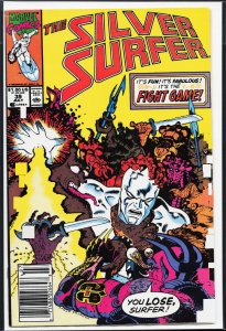 Silver Surfer #39 Newsstand Edition (1990) Silver Surfer