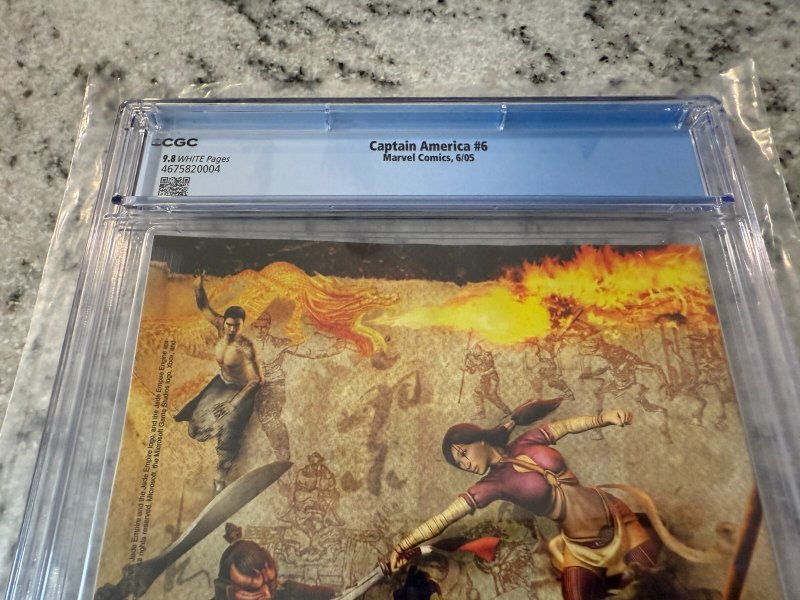 Captain America # 6 CGC Graded 9.8 Marvel Comic Book 1st Winter Soldier JH22