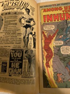 Fantastic Four #45 (1965)first inhuman app market marks inside back cover