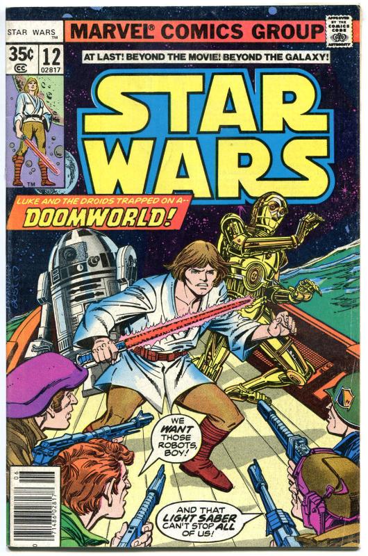 STAR WARS #12, FN/VF, Luke Skywalker, Darth Vader, 1977, more SW in store