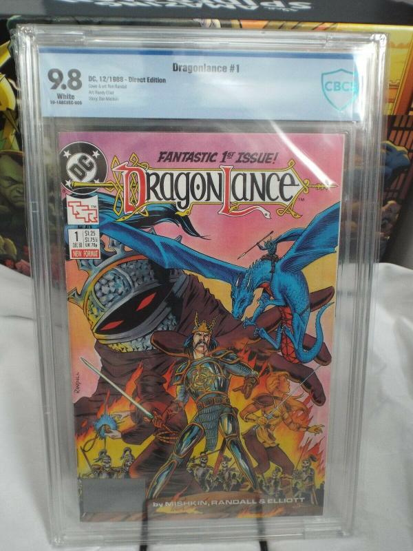 Dragonlance #1 (1988) - CBCS 9.8 - NM/MINT - White Pages - Dungeons & Dragons 