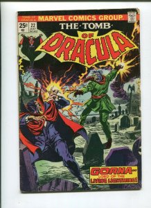 TOMB OF DRACULA #22 (4.5) IN DEATH WE JOIN! 1974