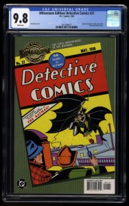 Millennium Edition: Detective Comics #27 CGC NM/M 9.8 White Pages