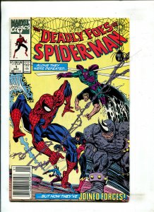 DEADLY FOES OF SPIDER-MAN #1 (NEWSSTAND) (9.2) 1991