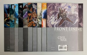 Civil War Front Line #1-11 Set (Marvel 2006) Paul Jenkins (7.0-9.0)